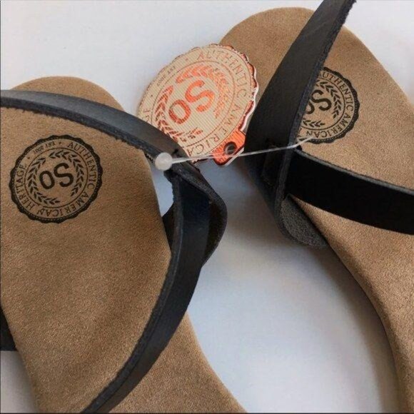 New SO Women’s Ankle Strap Sandals Black - Picture 4 of 5